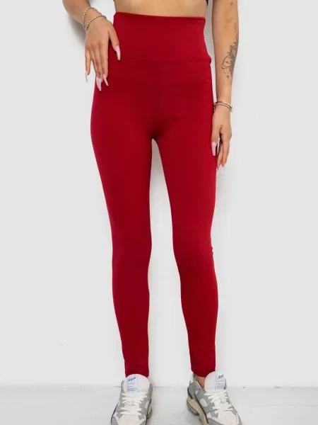 Легінси Ager бавовна/еластан бордовий