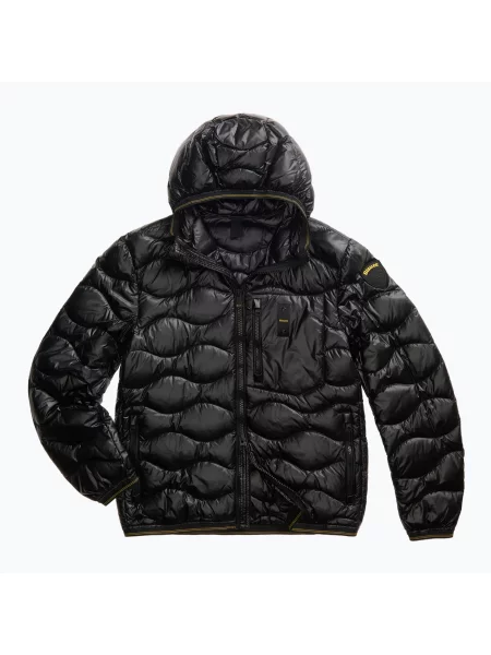 Geacă cu puf pentru bărbați Blauer USA Wave black negru