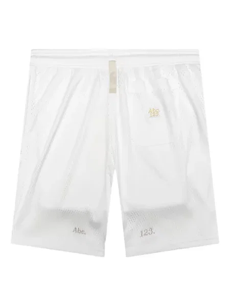 Křišťálové kraťasy Advisory Board Crystals se síťovinou bílé