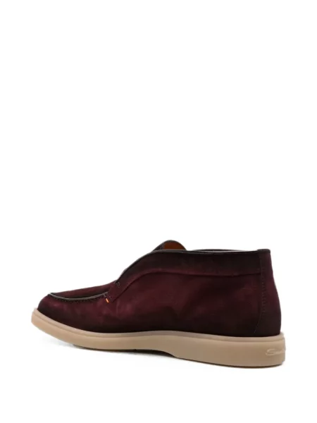 Pantofi loafer Santoni roșu