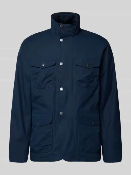 Kurtka funkcyjna o kroju regular fit z wodoodpornego materiału model ‘OGSTON’ Barbour granatowa