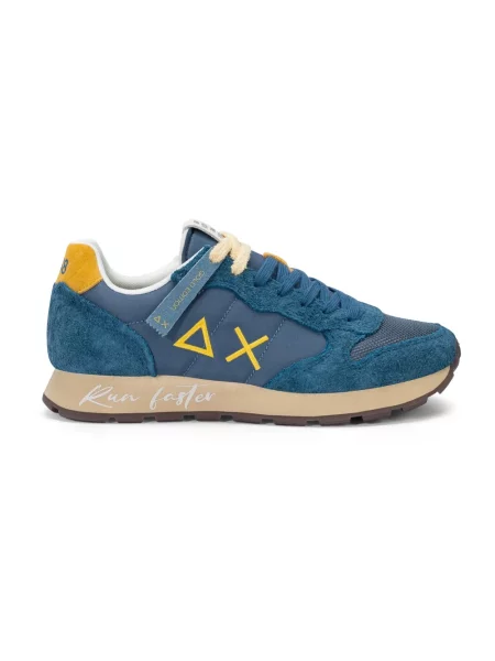 Sneakersy Sun68 retro niebieskie