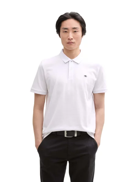 TOM TAILOR Tricou gri alb