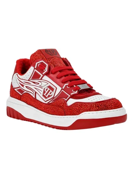 Sneakersy Philipp Plein czerwone