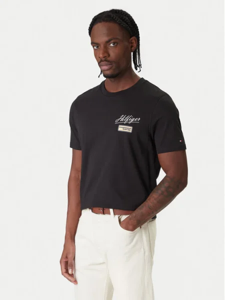 Тениска Tommy Hilfiger черно