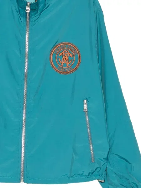 Reversibil geacă bomber Roberto Cavalli albastru