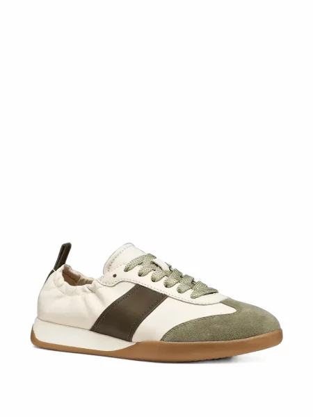 Sneakerși Geox din piele de căprioară gri
