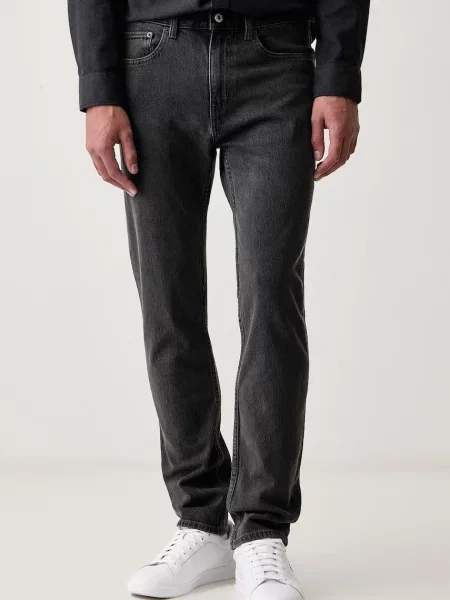 HUGO Blue jeansy slim fit Ash szare