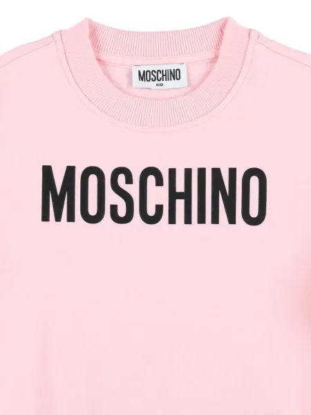 Bluza polarowa dziecięca Moschino różowa