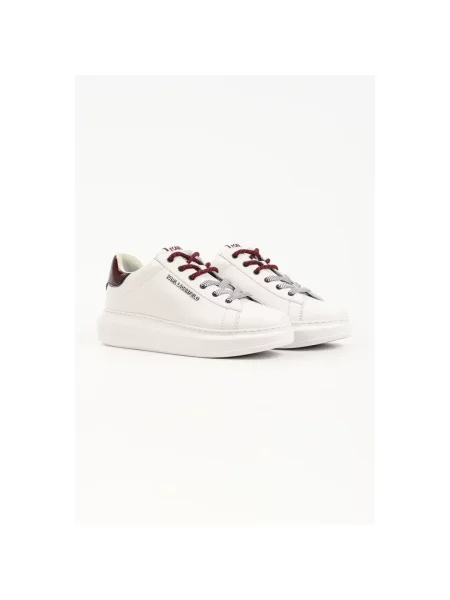Karl Lagerfeld Kapri sneakersy skórzane białe