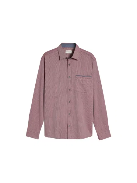 TOM TAILOR Cămașă burgundy roșu