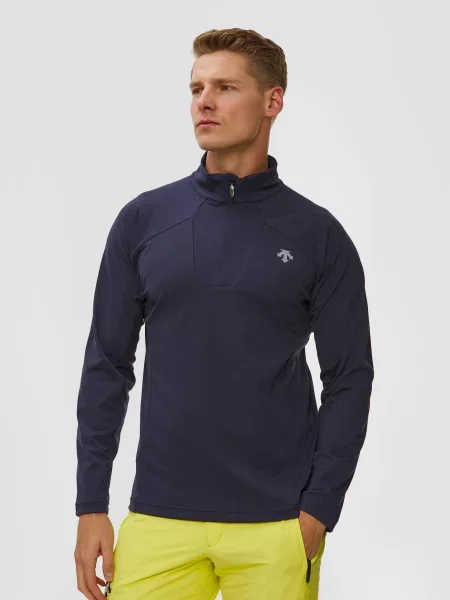 Golf Narciarski Descente Classic T-neck Granatowy