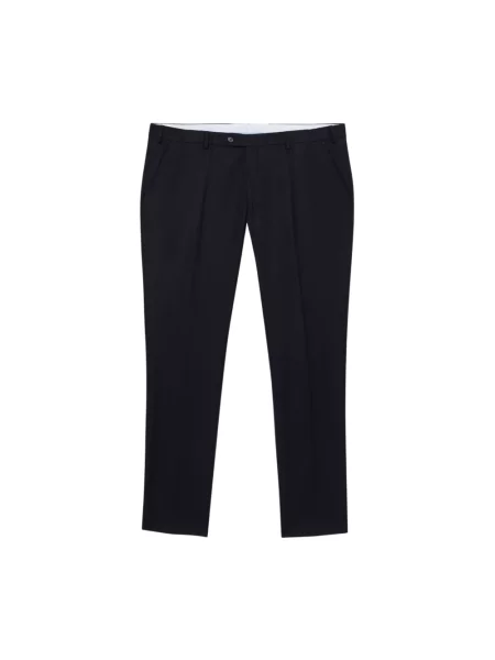 Spodnie Brooks Brothers wełniane niebieskie