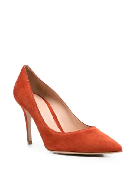 Pantofi cu toc Gianvito Rossi portocaliu
