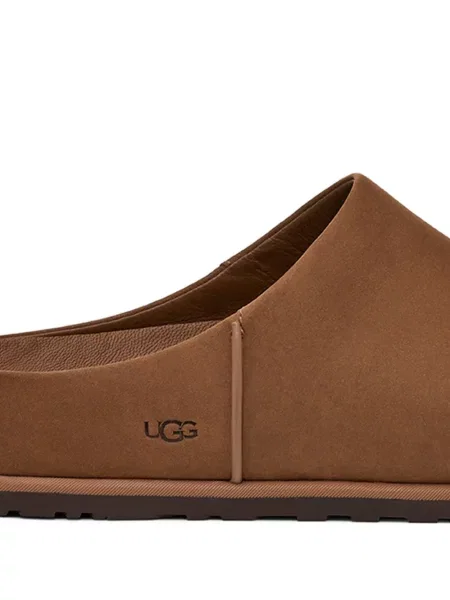 Papuci de casă Ugg din piele maro
