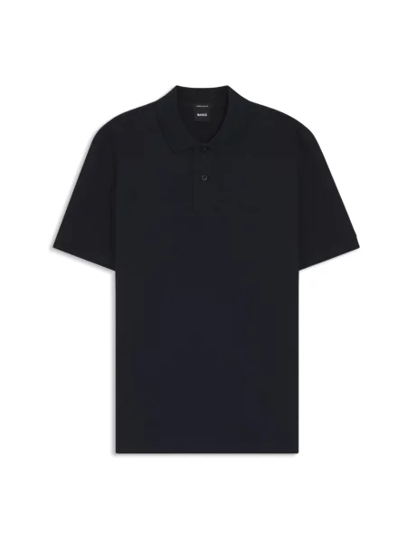 Koszulka polo o kroju regular fit z czystej bawełny model PALLAS' Hugo niebieska