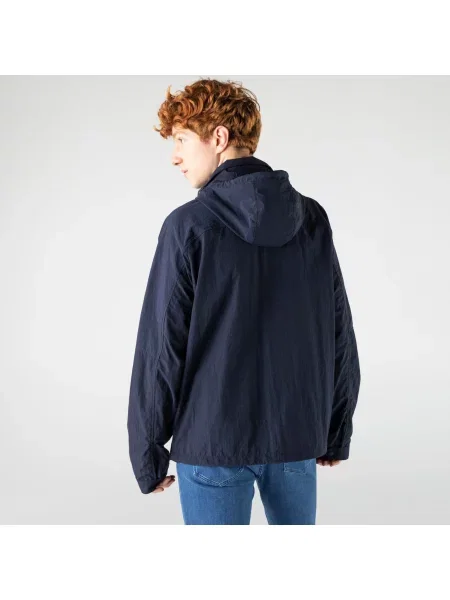 Куртка Lacoste с капюшоном синяя