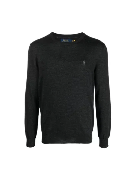 Bluza Ralph Lauren wełniana szara