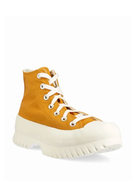 Kožne trčanje tenisice Converse Chuck Taylor All Star s platformom bijela