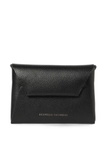 Geantă Brunello Cucinelli din piele negru