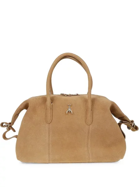 Geantă shopper Patrizia Pepe din piele de căprioară business