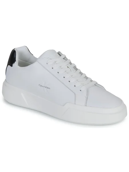 Pantofi Calvin Klein Jeans din piele chunky alb