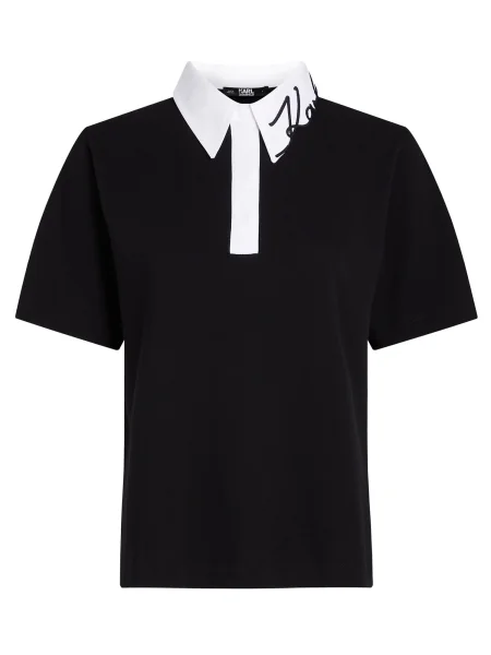 Karl Lagerfeld Tricou negru alb