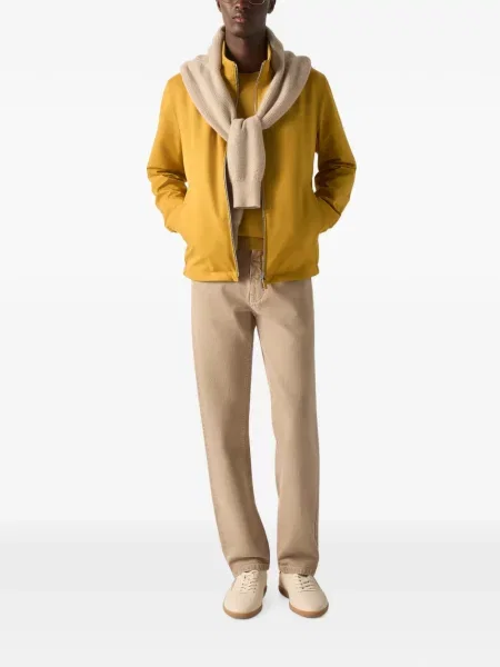 Geacă Zegna din microfibră galben
