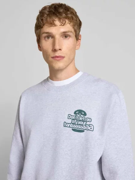 Bluza z nadrukowanym napisem model ‘TAKUNI’ Edwin