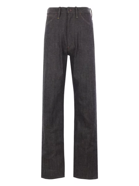 Blugi drepți Taiga Takahashi albastru