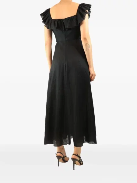Rochie midi Zimmermann cu volane negru