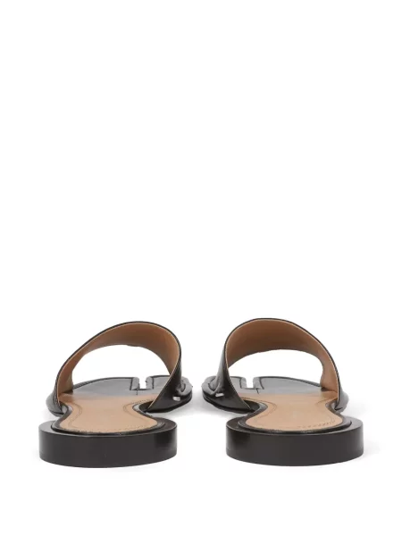 Sandale Maison Margiela din piele fără toc negru
