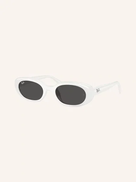 Ray-Ban Sluneční Brýle bílá/ tmavě hnědá bílé