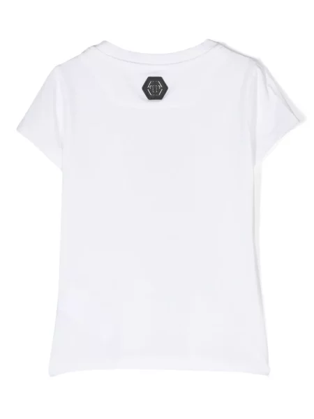 Dětské tričko Philipp Plein bílé