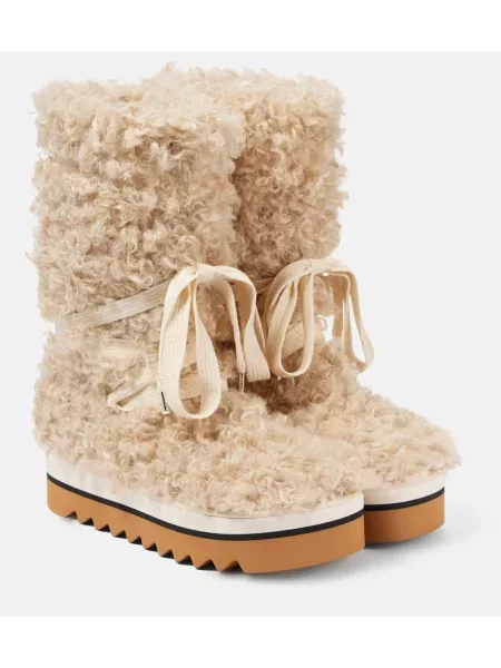 Botine Stella Mccartney alb