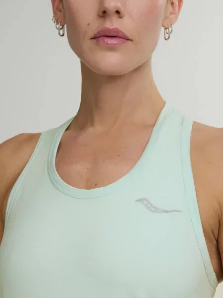 Майка Saucony зеленая