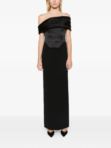 Rochie maxi Solace London negru