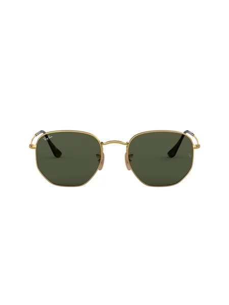 Lniane okulary przeciwsłoneczne Ray-ban żółte