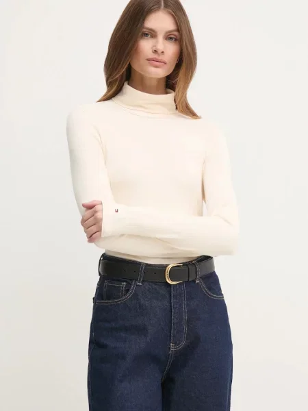 Tommy Hilfiger longsleeve beżowa