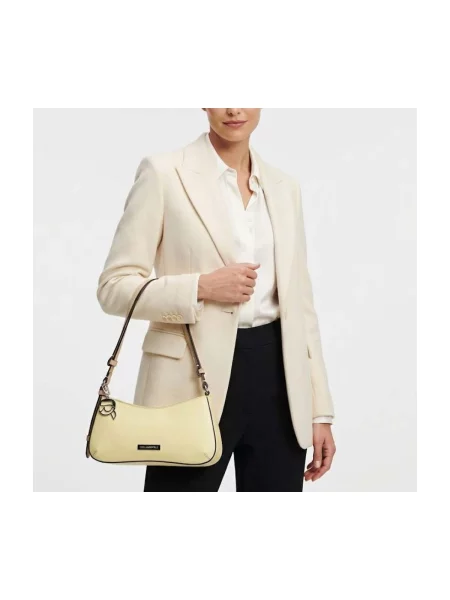 Crossbody kabelka Karl Lagerfeld žltá