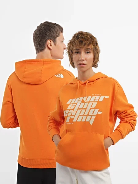 Жіноче Худі The North Face Graphic помаранчевий
