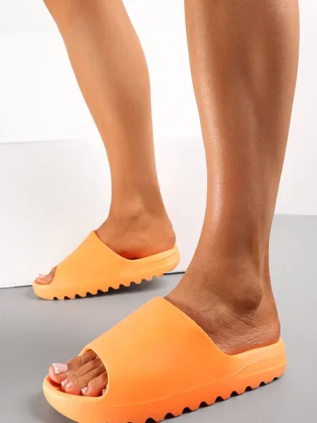 Papuci din Spumă cu Degete Deschise Birea portocalii