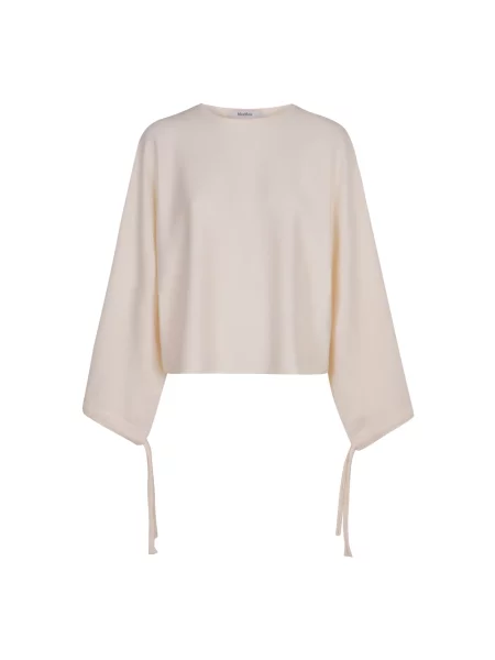 Sweter Max Mara wełniany biały