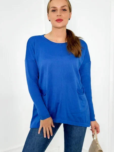 Pulover Kesi albastru