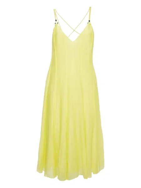 Карирана риза Polo Ralph Lauren с принт до коляното жълто