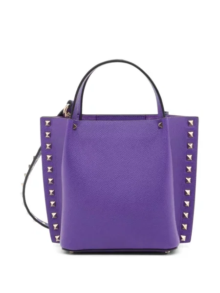 Geantă shopper Valentino Garavani violet