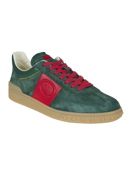 Sneakersy Valentino Garavani skórzane zielone