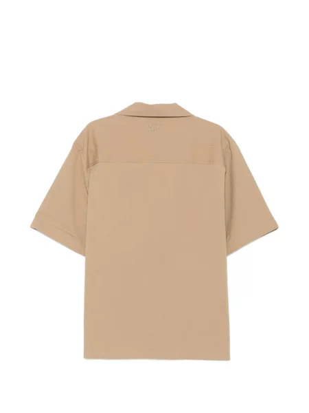 Scurt cămașă Maison Kitsune maro