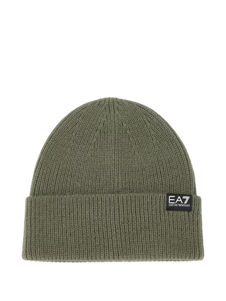 Căciulă Ea7 Emporio Armani tricotate verde
