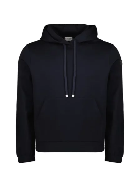 Hanorac cu glugă Moncler cu autograf albastru